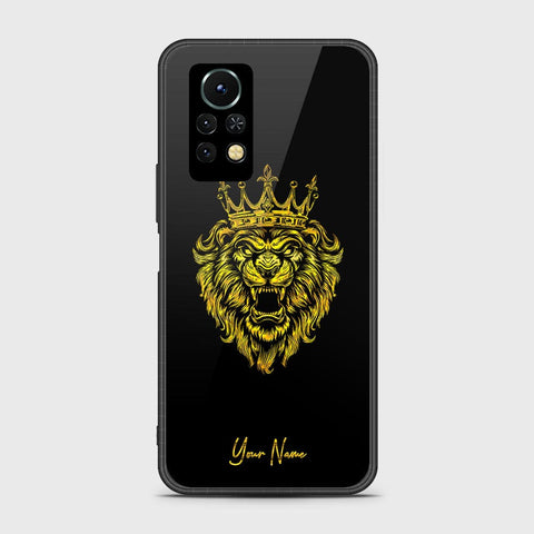 Infinix Note 11s Cover- Gold Series - HQ Ultra Shine Premium Infinity Glass Soft Silicon Borders Case