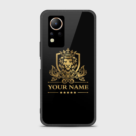 Infinix Note 12 Cover- Gold Series - HQ Ultra Shine Premium Infinity Glass Soft Silicon Borders Case