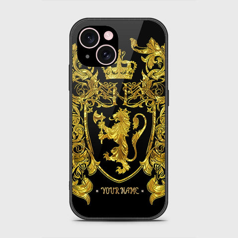 iPhone 15 Plus Cover- Gold Series - HQ Ultra Shine Premium Infinity Glass Soft Silicon Borders Case