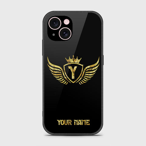 iPhone 15 Plus Cover- Gold Series - HQ Ultra Shine Premium Infinity Glass Soft Silicon Borders Case