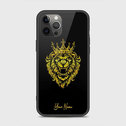 iPhone 12 Pro Max Cover - Gold Series - HQ Ultra Shine Premium Infinity Glass Soft Silicon Borders Case