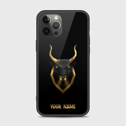iPhone 12 Pro Max Cover - Gold Series - HQ Ultra Shine Premium Infinity Glass Soft Silicon Borders Case