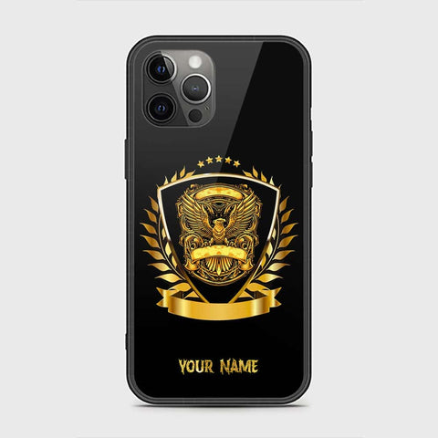iPhone 12 Pro Max Cover - Gold Series - HQ Ultra Shine Premium Infinity Glass Soft Silicon Borders Case