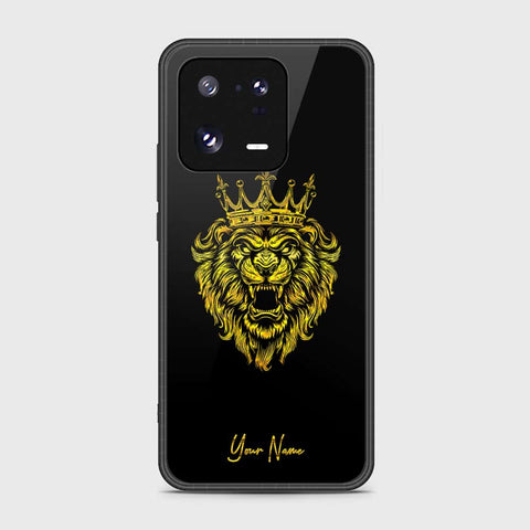 Xiaomi 13 Pro Cover- Gold Series - HQ Ultra Shine Premium Infinity Glass Soft Silicon Borders Case