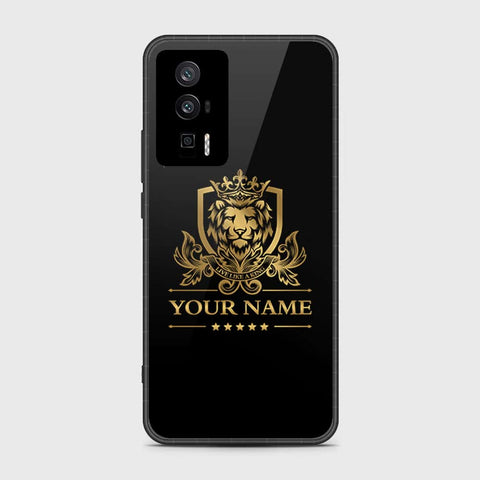 Xiaomi Redmi K60 Cover- Gold Series - HQ Ultra Shine Premium Infinity Glass Soft Silicon Borders Case