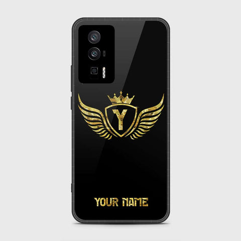 Xiaomi Redmi K60 Cover- Gold Series - HQ Ultra Shine Premium Infinity Glass Soft Silicon Borders Case