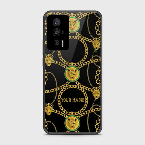 Xiaomi Redmi K60 Cover- Gold Series - HQ Ultra Shine Premium Infinity Glass Soft Silicon Borders Case