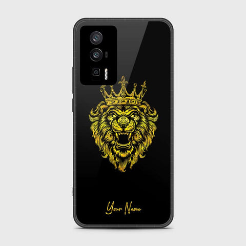 Xiaomi Redmi K60 Cover- Gold Series - HQ Ultra Shine Premium Infinity Glass Soft Silicon Borders Case