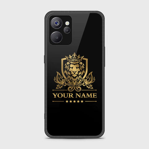 Realme 10T Cover- Gold Series - HQ Ultra Shine Premium Infinity Glass Soft Silicon Borders Case