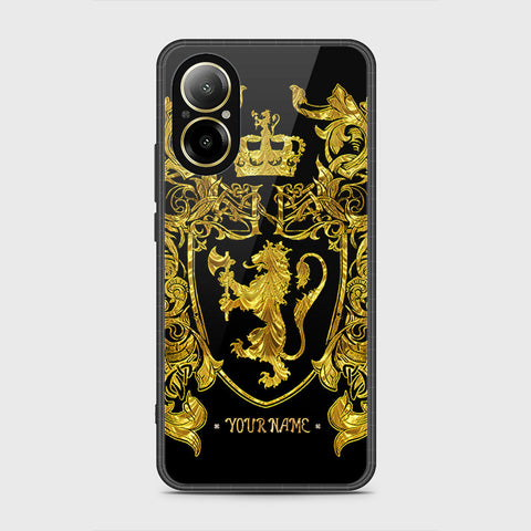 Realme C67 4G Cover- Gold Series - HQ Ultra Shine Premium Infinity Glass Soft Silicon Borders Case