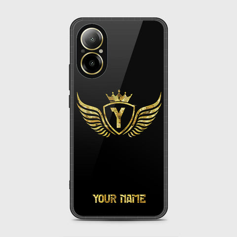 Realme C67 4G Cover- Gold Series - HQ Ultra Shine Premium Infinity Glass Soft Silicon Borders Case