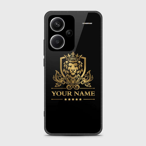 Xiaomi Redmi Note 13 Pro Plus 5G Cover- Gold Series - HQ Ultra Shine Premium Infinity Glass Soft Silicon Borders Case