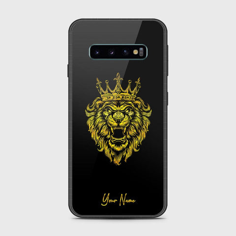 Samsung Galaxy S10 5G Cover- Gold Series - HQ Ultra Shine Premium Infinity Glass Soft Silicon Borders Case