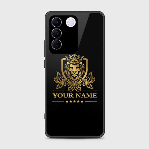 Vivo S16e Cover- Gold Series - HQ Ultra Shine Premium Infinity Glass Soft Silicon Borders Case