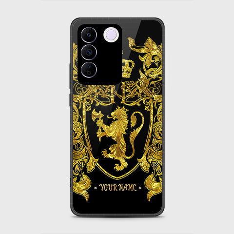 Vivo S16e Cover- Gold Series - HQ Ultra Shine Premium Infinity Glass Soft Silicon Borders Case