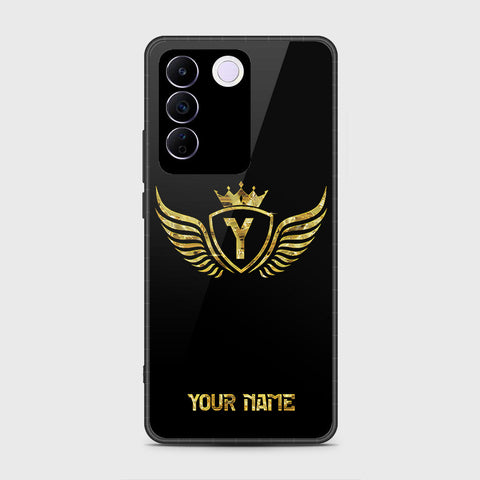 Vivo S16e Cover- Gold Series - HQ Ultra Shine Premium Infinity Glass Soft Silicon Borders Case