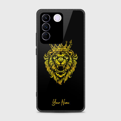 Vivo S16e Cover- Gold Series - HQ Ultra Shine Premium Infinity Glass Soft Silicon Borders Case