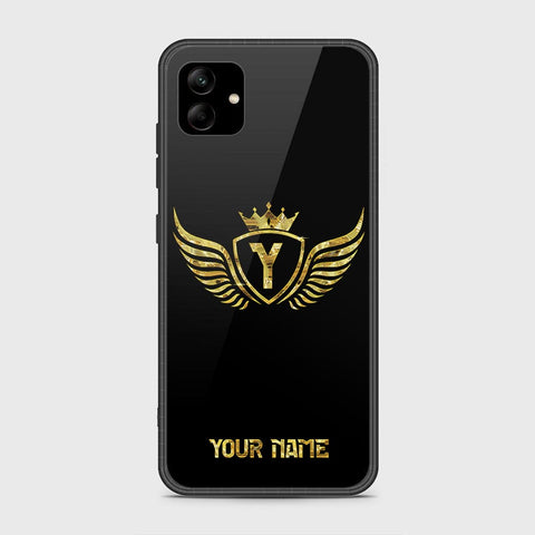 Samsung Galaxy A04e Cover - Gold Series - HQ Ultra Shine Premium Infinity Glass Soft Silicon Borders Case