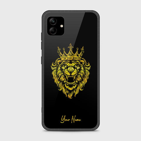 Samsung Galaxy A04e Cover - Gold Series - HQ Ultra Shine Premium Infinity Glass Soft Silicon Borders Case