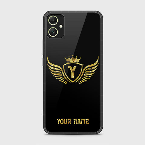 Samsung Galaxy A05 Cover- Gold Series - HQ Ultra Shine Premium Infinity Glass Soft Silicon Borders Case