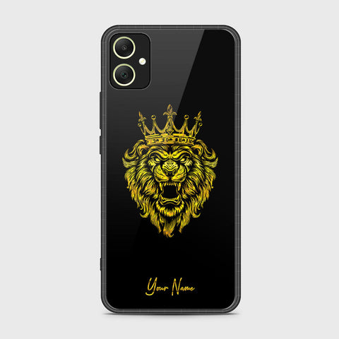 Samsung Galaxy A05 Cover- Gold Series - HQ Ultra Shine Premium Infinity Glass Soft Silicon Borders Case