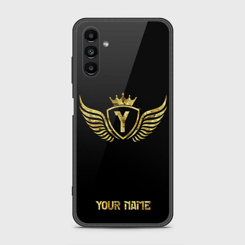 Samsung Galaxy A04s Cover- Gold Series - HQ Ultra Shine Premium Infinity Glass Soft Silicon Borders Case