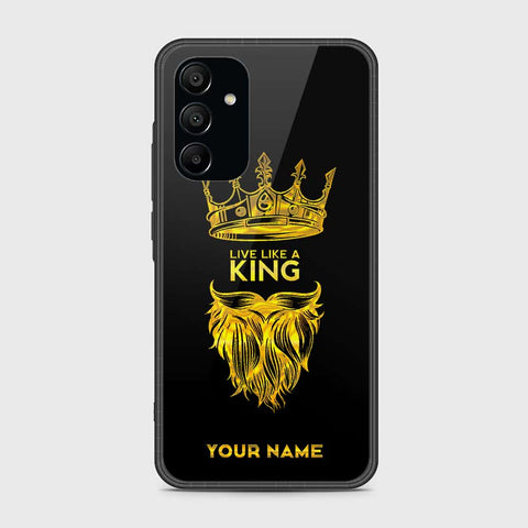 Samsung Galaxy A15 4G Cover- Gold Series - HQ Ultra Shine Premium Infinity Glass Soft Silicon Borders Case