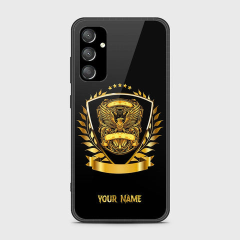 Samsung Galaxy A34 5G Cover- Gold Series - HQ Ultra Shine Premium Infinity Glass Soft Silicon Borders Case