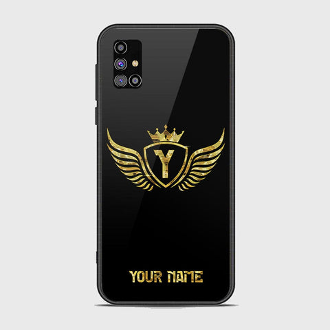 Samsung Galaxy M31s Cover - Gold Series - HQ Ultra Shine Premium Infinity Glass Soft Silicon Borders Case