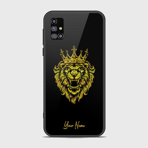 Samsung Galaxy M31s Cover - Gold Series - HQ Ultra Shine Premium Infinity Glass Soft Silicon Borders Case