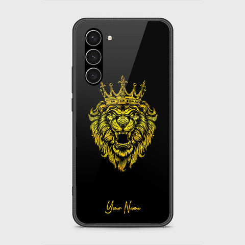 Samsung Galaxy S23 5G Cover- Gold Series - HQ Ultra Shine Premium Infinity Glass Soft Silicon Borders Case