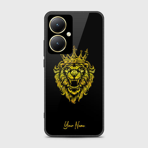 Vivo Y27 Cover- Gold Series - HQ Ultra Shine Premium Infinity Glass Soft Silicon Borders Case