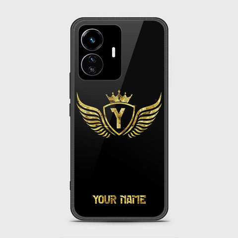 Vivo Y77 5G Cover - Gold Series - HQ Ultra Shine Premium Infinity Glass Soft Silicon Borders Case