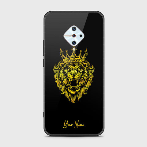 Vivo Y9s Cover- Gold Series - HQ Ultra Shine Premium Infinity Glass Soft Silicon Borders Case