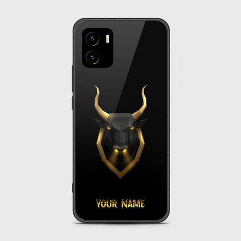 Vivo Y10 Cover- Gold Series - HQ Ultra Shine Premium Infinity Glass Soft Silicon Borders Case