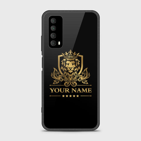 Huawei Psmart 2021 Cover- Gold Series - HQ Ultra Shine Premium Infinity Glass Soft Silicon Borders Case