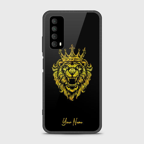 Huawei Psmart 2021 Cover- Gold Series - HQ Ultra Shine Premium Infinity Glass Soft Silicon Borders Case