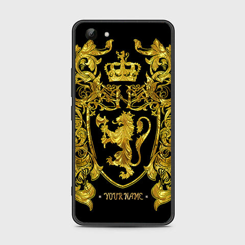 Vivo Y81 Cover- Gold Series - HQ Ultra Shine Premium Infinity Glass Soft Silicon Borders Case