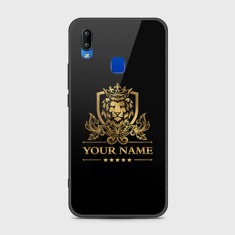 Vivo Y91i Cover- Gold Series - HQ Ultra Shine Premium Infinity Glass Soft Silicon Borders Case