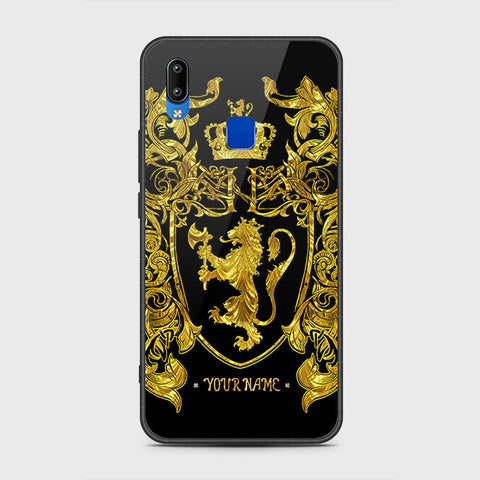 Vivo Y91i Cover- Gold Series - HQ Ultra Shine Premium Infinity Glass Soft Silicon Borders Case