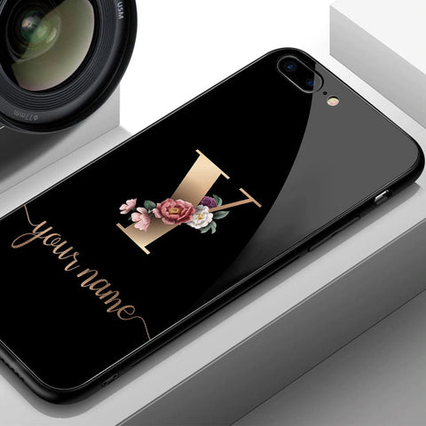 iPhone XS Max Cover -Personalized Alphabet Series - HQ Ultra Shine Premium Infinity Glass Soft Silicon Borders Case