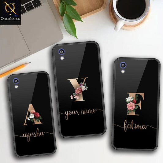 Huawei Honor 8S Cover - Personalized Alphabet Series Series - HQ Ultra Shine Premium Infinity Glass Soft Silicon Borders Case