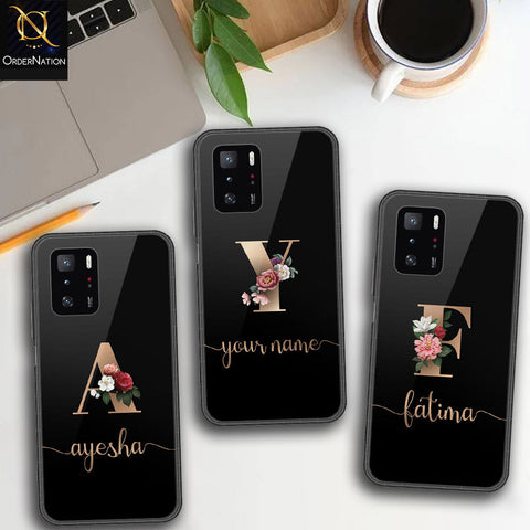 Xiaomi Poco X3 GT Cover - Personalized Alphabet Series - HQ Ultra Shine Premium Infinity Glass Soft Silicon Borders Case