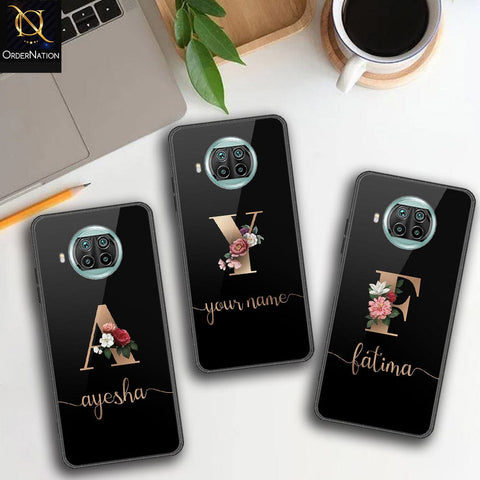 Xiaomi Mi 10T Lite Cover - Personalized Alphabet Series - HQ Ultra Shine Premium Infinity Glass Soft Silicon Borders Case