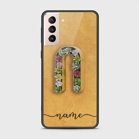 Samsung Galaxy S22 Plus 5G Cover - Personalized Alphabet Series - HQ Ultra Shine Premium Infinity Glass Soft Silicon Borders Case