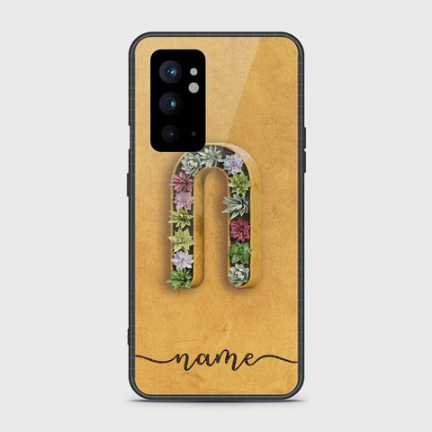 OnePlus 9RT 5G Cover - Personalized Alphabet Series Series - HQ Ultra Shine Premium Infinity Glass Soft Silicon Borders Case