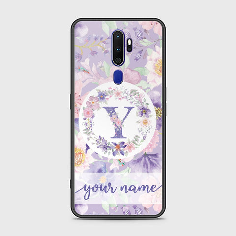 Oppo A5 2020 Cover - Personalized Alphabet Series Series - HQ Ultra Shine Premium Infinity Glass Soft Silicon Borders Case