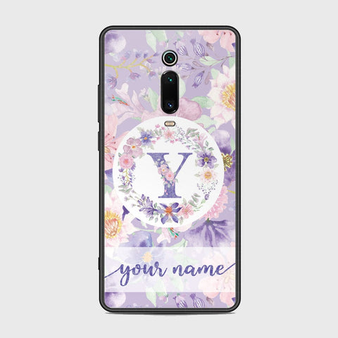 Xiaomi Mi 9T Cover - Personalized Alphabet Series Series - HQ Ultra Shine Premium Infinity Glass Soft Silicon Borders Case