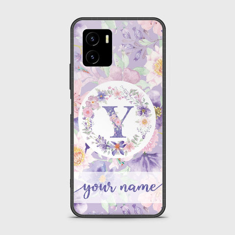 Vivo Y15c Cover - Personalized Alphabet Series - HQ Ultra Shine Premium Infinity Glass Soft Silicon Borders Case