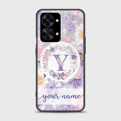 OnePlus Nord 2T Cover - Personalized Alphabet Series Series - HQ Ultra Shine Premium Infinity Glass Soft Silicon Borders Case